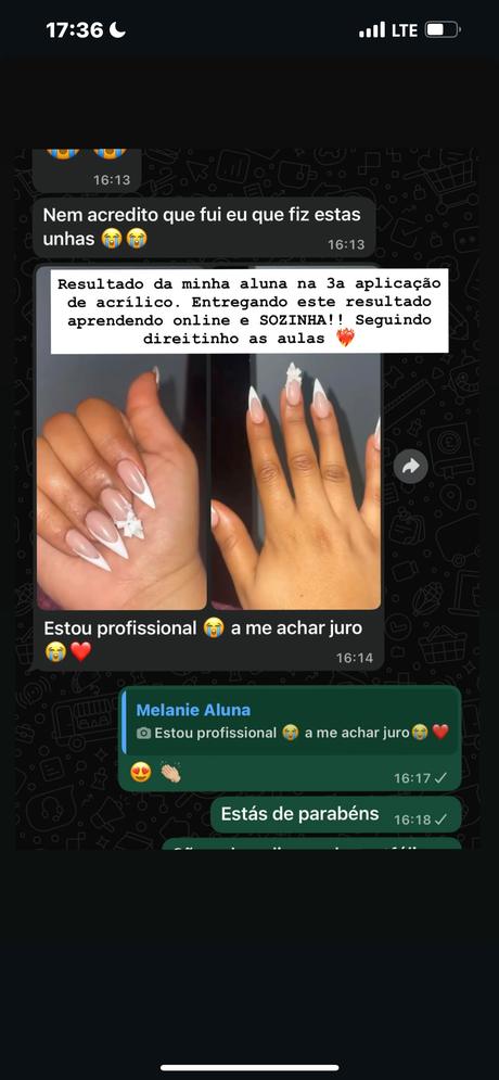 Resultado de aluna